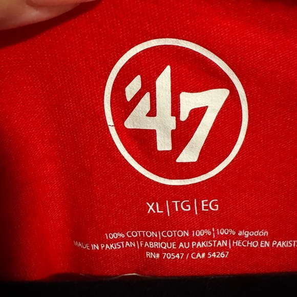 💥2 Tshirts, Ryan Fitzgerald Hockey Blue and Red Graphic T-Shirts - Picture 4 of 13